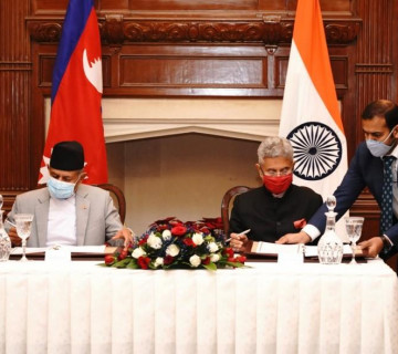 नेपाल-भारतबीच सीमाङ्कन गर्न बाँकी काम यथाशीघ्र थाल्ने सहमति